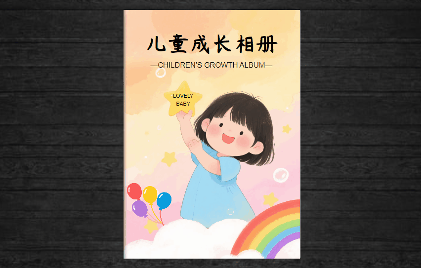 娃的成长册这样做！亲戚都来要链接